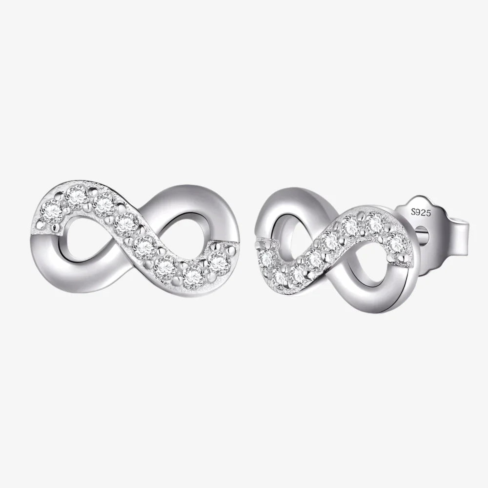 Infinite Sparkle Stud Earrings