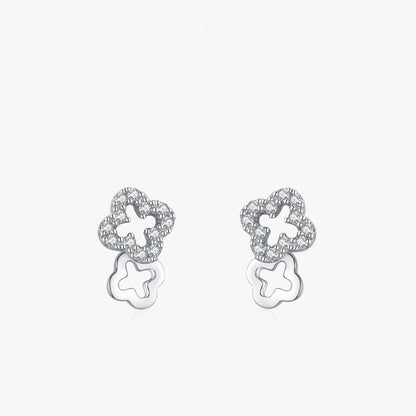 Lucky Clover Stud Earrings