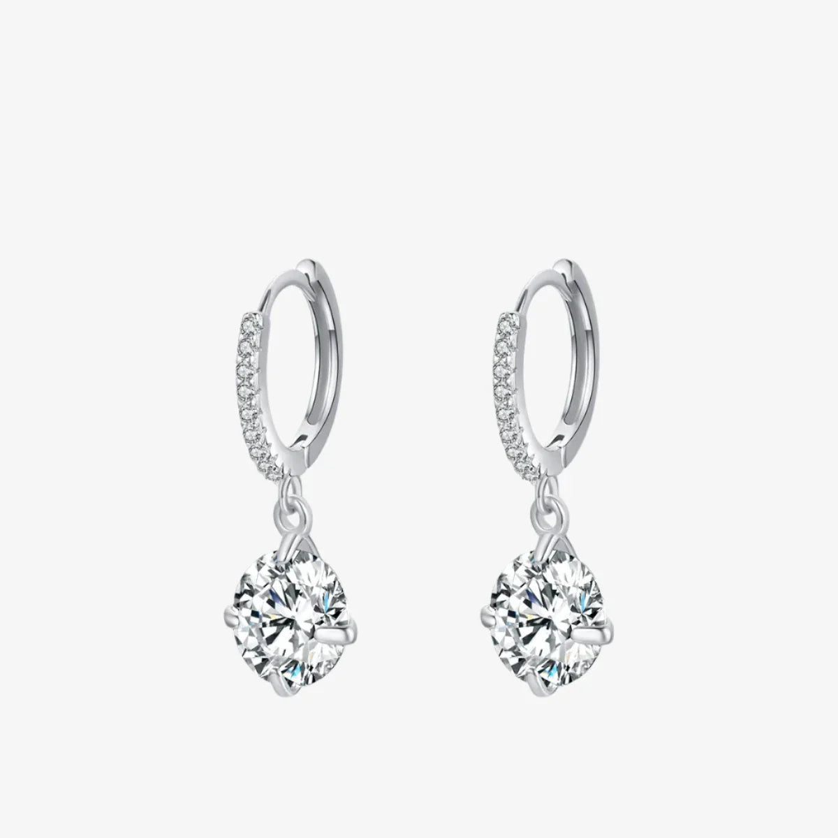 Sparkling Hoop Earrings