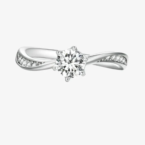 Radiant Twist Ring