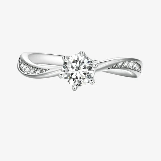 Radiant Twist Ring