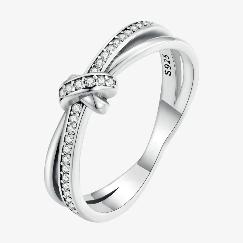 Anne Knot Two-Row Ring