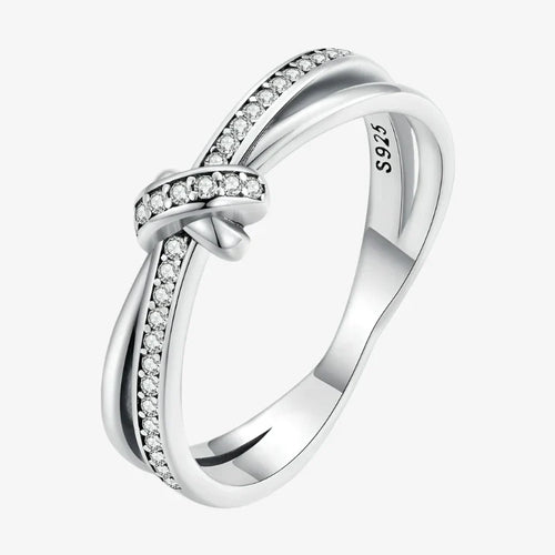 Anne Knot Two-Row Ring